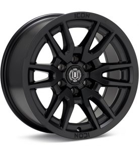 ICON Alloys Vector 6 Satin Black wheel image