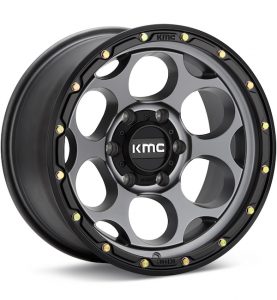 KMC KM541 Dirty Harry Grey w/Black Lip wheel image