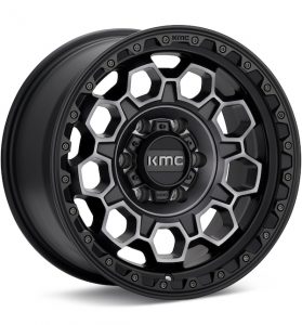 KMC KM545 Trek Black Machined w/Grey Tint wheel image