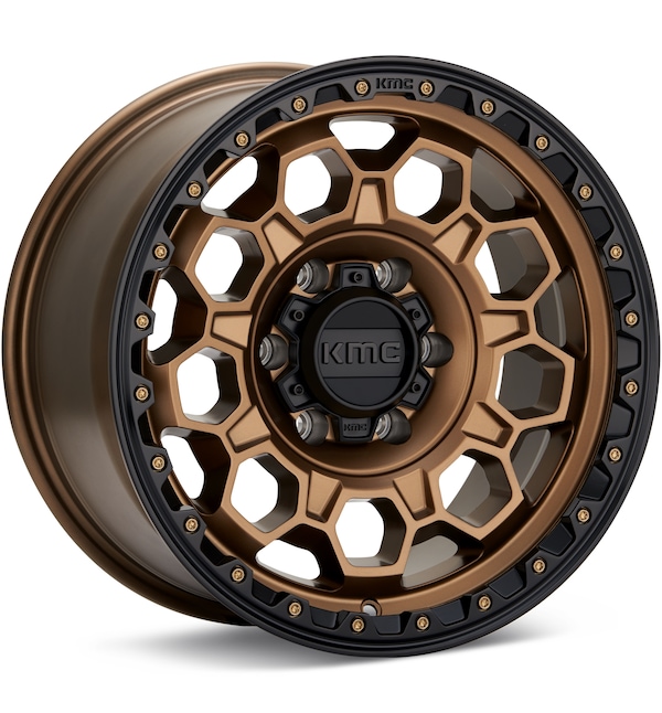 KMC KM545 Trek Matte Bronze w/Black Lip wheel image