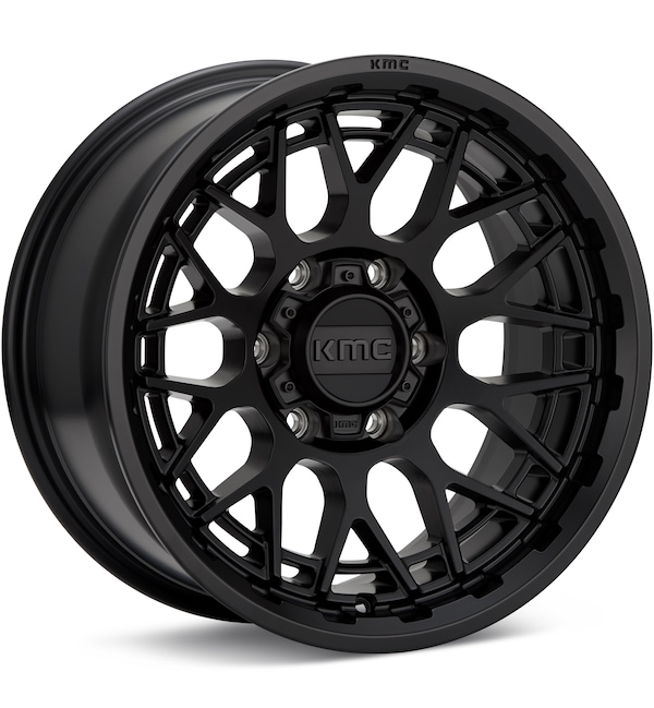 KMC KM722 Technic Black wheel image