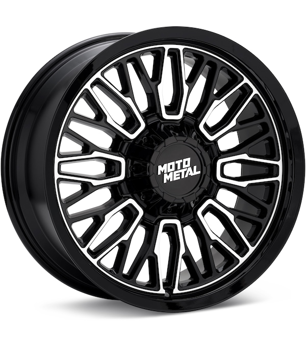 MOTO METAL MO809 Stinger Machined w/Gloss Black Accent wheel image