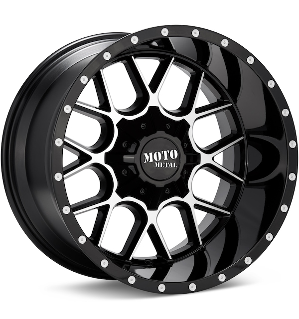 MOTO METAL MO986 Siege Machined w/Black Accent wheel image