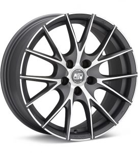 MSW Type 25 Machined w/Matte Grey Accent wheel image