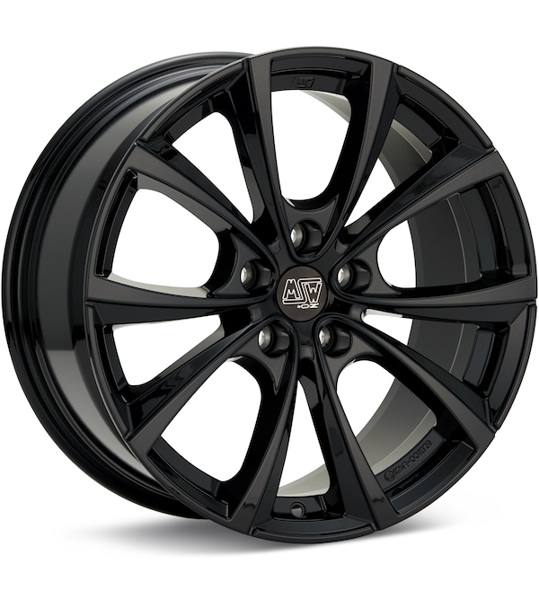 MSW Type 27T Gloss Black wheel image