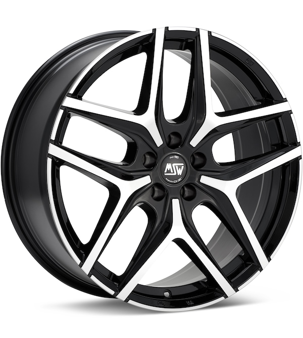 MSW Type 40 Machined w/Black Accent wheel image