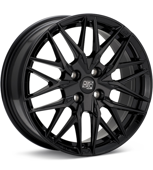 MSW Type 50 4-Lug Gloss Black wheel image