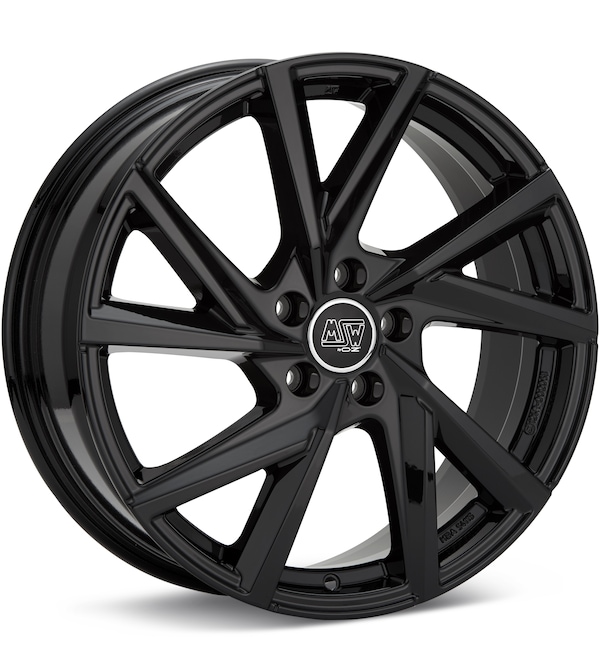 MSW Type 80 5-Lug Gloss Black wheel image