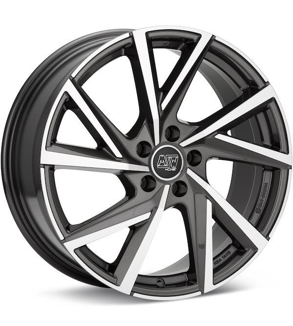 MSW Type 80 5-Lug Machined w/Gunmetal Accent wheel image