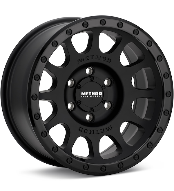 Method MR305 NV Black w/Gloss Black Lip wheel image