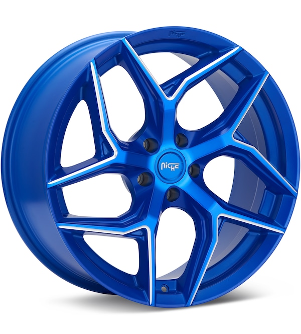 Niche Road Wheels Torsion Anodized Blue w/Milled Accent wheel image