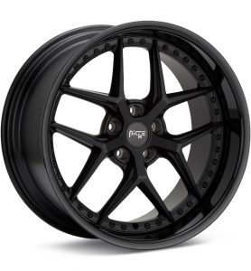 Niche Road Wheels Vice Black w/Gloss Black Lip wheel image