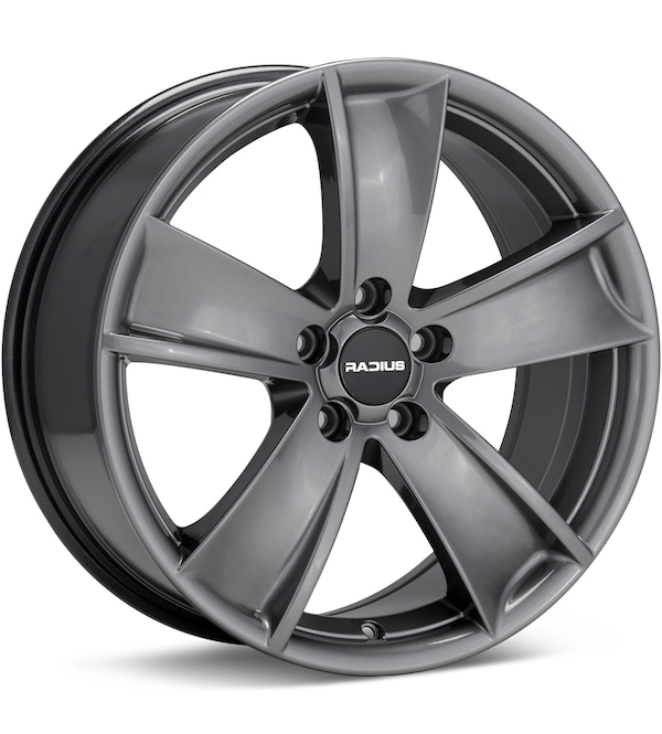 RADIUS WI02 Titanium Gunmetal wheel image