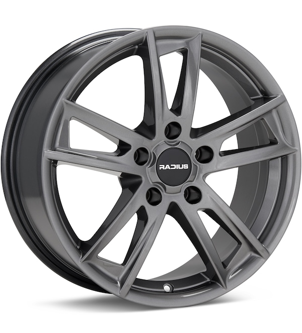 RADIUS WI22 Titanium Gunmetal wheel image