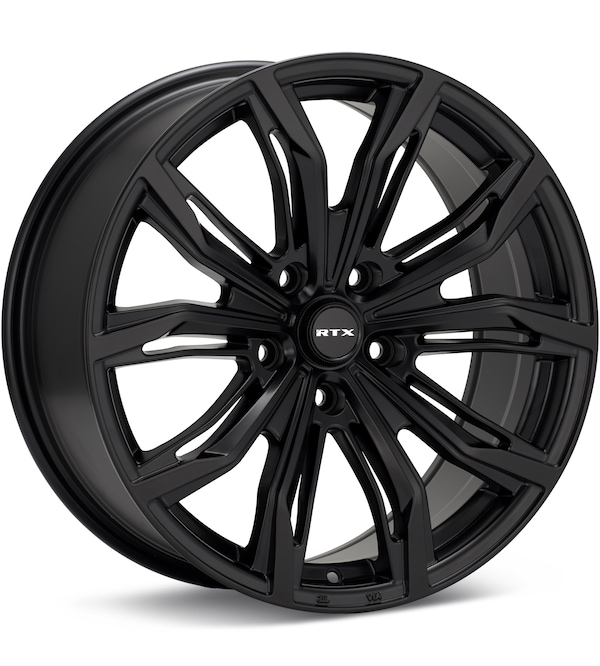 RTX Wheels Black Widow Satin Black wheel image