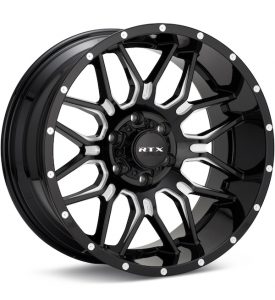 RTX Wheels Claw Gloss Black w/Milled Accent wheel image