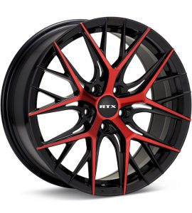 RTX Wheels Valkyrie Black w/Red Accent wheel image