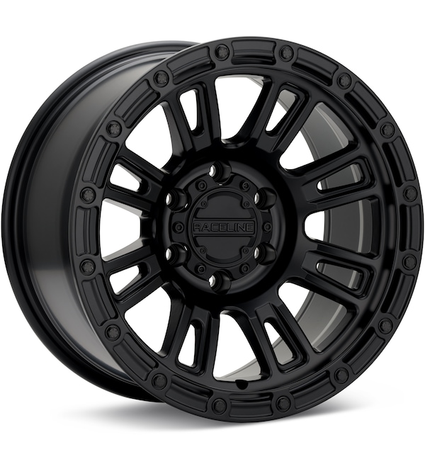 Raceline Compass Satin Black wheel image