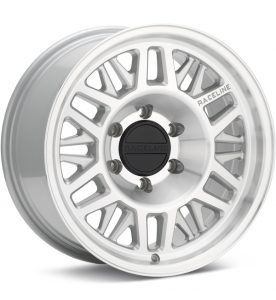 Raceline Ryno TR Silver Machined w/Clearcoat wheel image
