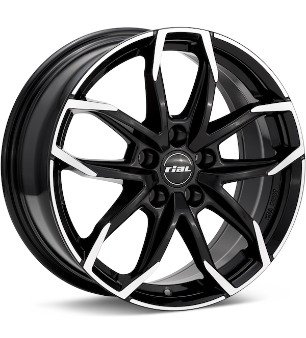 Rial Lucca Machined w/Black Accent wheel image