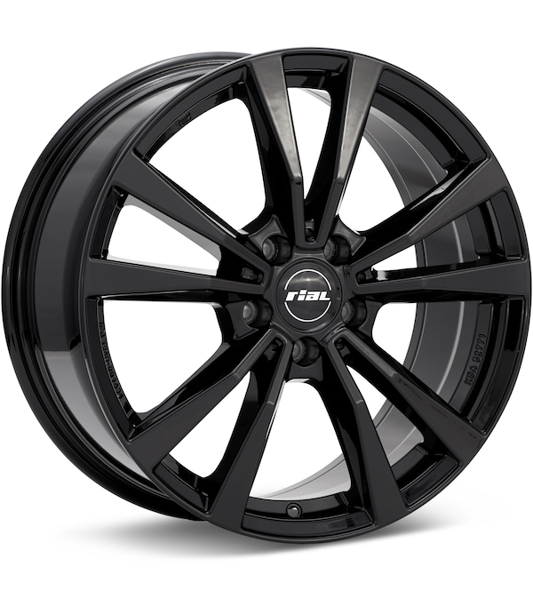 Rial M12 Gloss Black wheel image