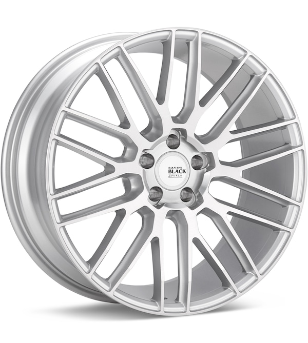 Savini Black di Forza BM13 Silver Machined w/Clearcoat wheel image