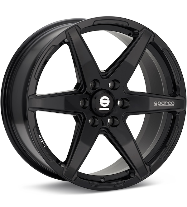 Sparco All-Terrain Sport Truck Gloss Black wheel image