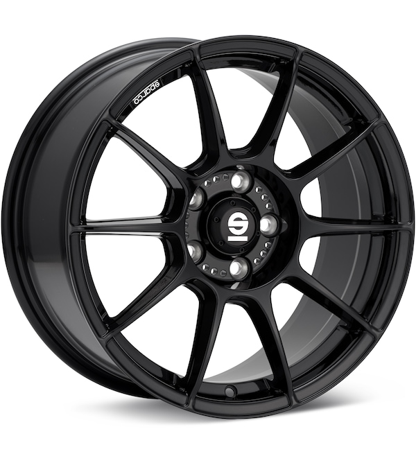 Sparco Flow Form FF1 17 Gloss Black wheel image