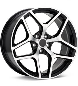 Sport Muscle SM27F Machined w/Black Accent wheel image