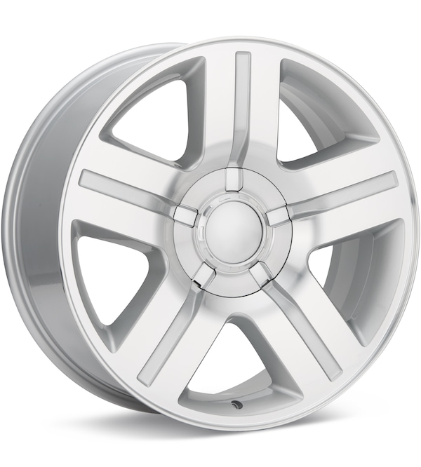 Sport Muscle SM37 Silver Machined w/Clearcoat wheel image