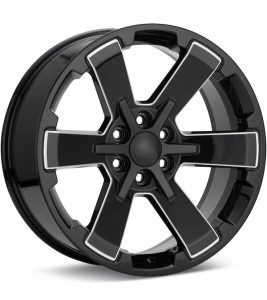 Sport Muscle SM45 Gloss Black w/Milled Accent wheel image