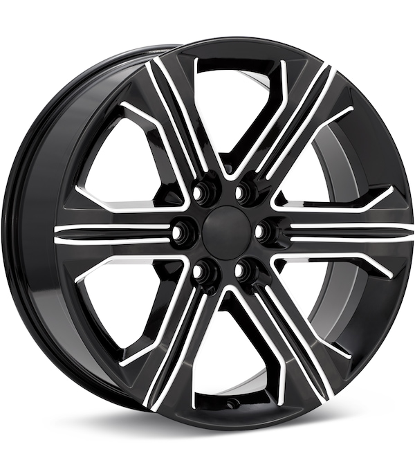 Sport Muscle SM47 Black w/Milled Accent wheel image