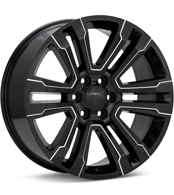 Sport Muscle SM72 Black w/Milled Accent wheel image