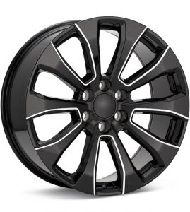 Sport Muscle SM92 Gloss Black w/Milled Accent wheel image