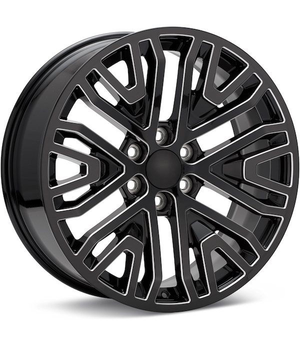 Sport Muscle SM93 Gloss Black w/Milled Accent wheel image