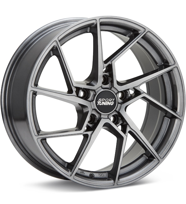 Sport Tuning ST7 Gloss Gunmetal Silver wheel image