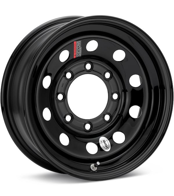 Taskmaster Trailer Vesper 16 8-Lug Gloss Black wheel image