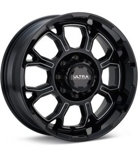 Ultra Commander 8-Lug Gloss Black w/Milled Accent wheel image