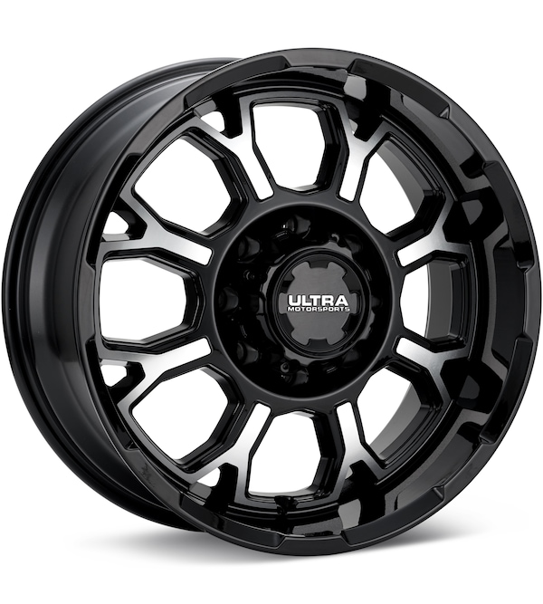 Ultra Commander 8-Lug Machined w/Gloss Black Accent wheel image