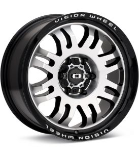 Vision Wheel Inferno Machined w/Gloss Black Accent wheel image