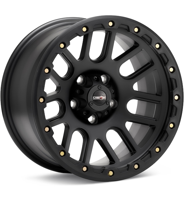 Vision Wheel Nemesis Deep Lip Black w/Removable Lip wheel for sale