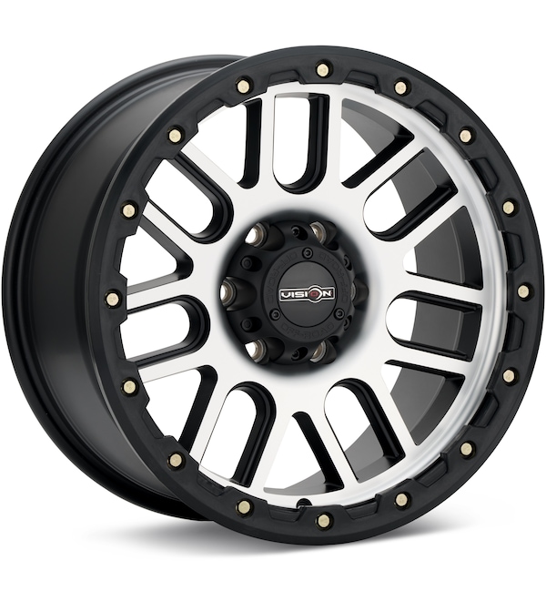 Vision Wheel Nemesis Machined Black w/Removable Lip wheel image