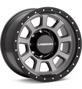 Vision Wheel Ojos Grey w/Black Lip wheel image