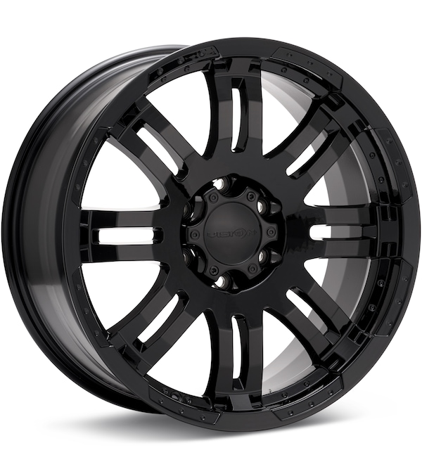 Vision Wheel Warrior Gloss Black wheel image