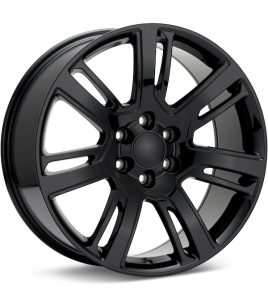 Voxx Replica Escalade Platinum Gloss Black wheel image