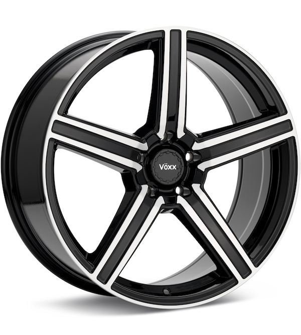 Voxx Road Wheels Como Machined w/Gloss Black Accent wheel image