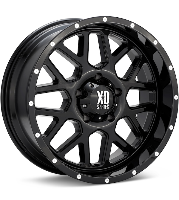 XD Wheels XD820 Grenade Gloss Black wheel image