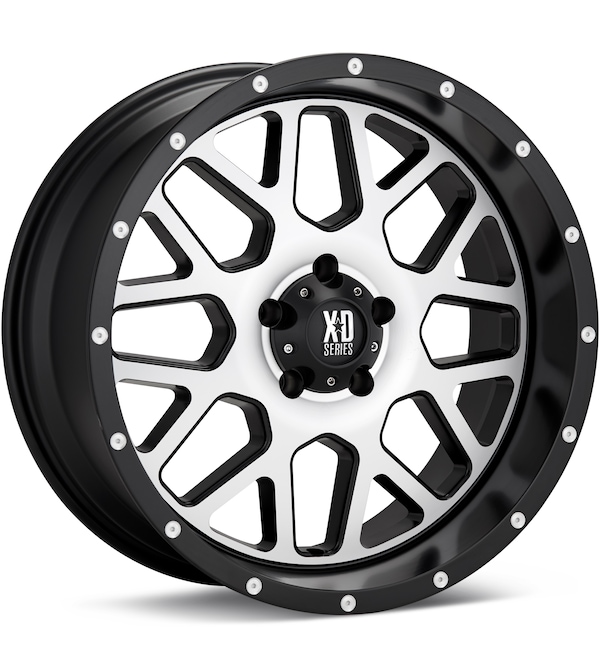 XD Wheels XD820 Grenade Machined w/Black Accent wheel image