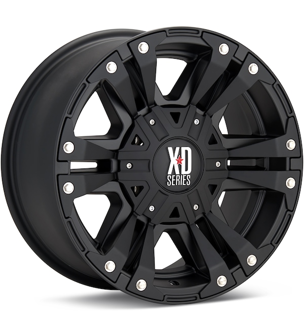 XD Wheels XD822 Monster II Black wheel image