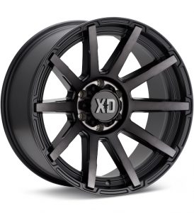 XD Wheels XD847 Outbreak Black Machined w/Grey Tint wheel image